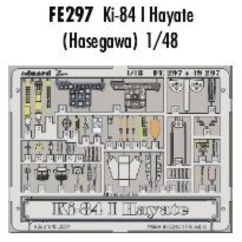 Nakajima Ki-84 I Hayate PRE-PAINTED IN COLOUR! (designed to be assembled with model kits from Hasegawa) This Zoom set is a simpl