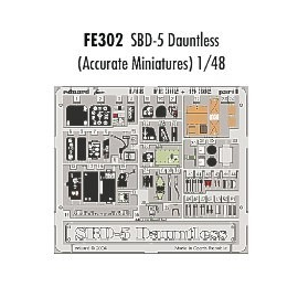 Douglas SBD-5 Dauntless PRE-PAINTED IN COLOUR! (designed to be assembled with model kits from Accurate Miniatures) This Zoom set