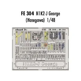 Kawanishi N1K2-J George PRE-PAINTED IN COLOUR! (designed to be assembled with model kits from Hasegawa) This Zoom set is a simpl