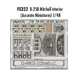 North American B-25B Mitchell interior PRE-PAINTED IN COLOUR! (designed to be assembled with model kits from Accurate Miniatures