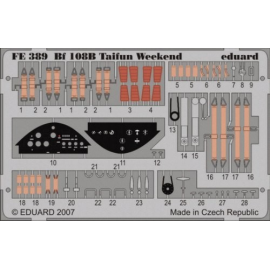 Messerschmitt Bf 108B Taifun PRE-PAINTED IN COLOUR! (designed to be assembled with model kits from Eduard) This Zoom set is a si