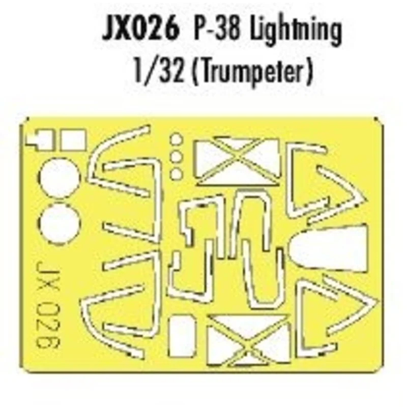 Lockheed P-38 (designed to be assembled with model kits from Trumpeter) (made from yellow Kabuki tape produced in Japan)