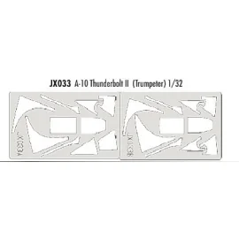 Fairchild A-10 Thunderbolt (designed to be assembled with model kits from Trumpeter) (made from yellow Kabuki tape produced in J