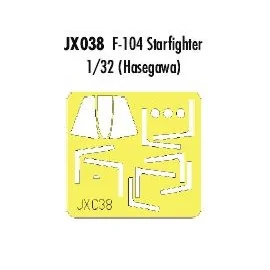 Lockheed F-104 Starfighter (designed to be assembled with model kits from Hasegawa) (made from yellow Kabuki tape produced in Ja