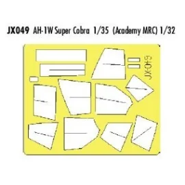 Bell AH-1W Super Cobra (designed to be assembled with model kits from Academy and MRC) (made from yellow Kabuki tape produced in