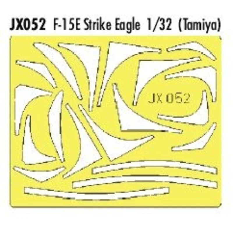 McDonnell Douglas F-15E Strike Eagle (designed to be assembled with model kits from Tamiya) (made from yellow Kabuki tape produc