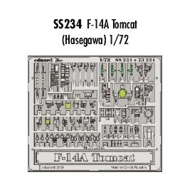 Grumman F-14A Tomcat PRE-PAINTED IN COLOUR! (designed to be assembled with model kits from Hasegawa) This Zoom set is a simplifi