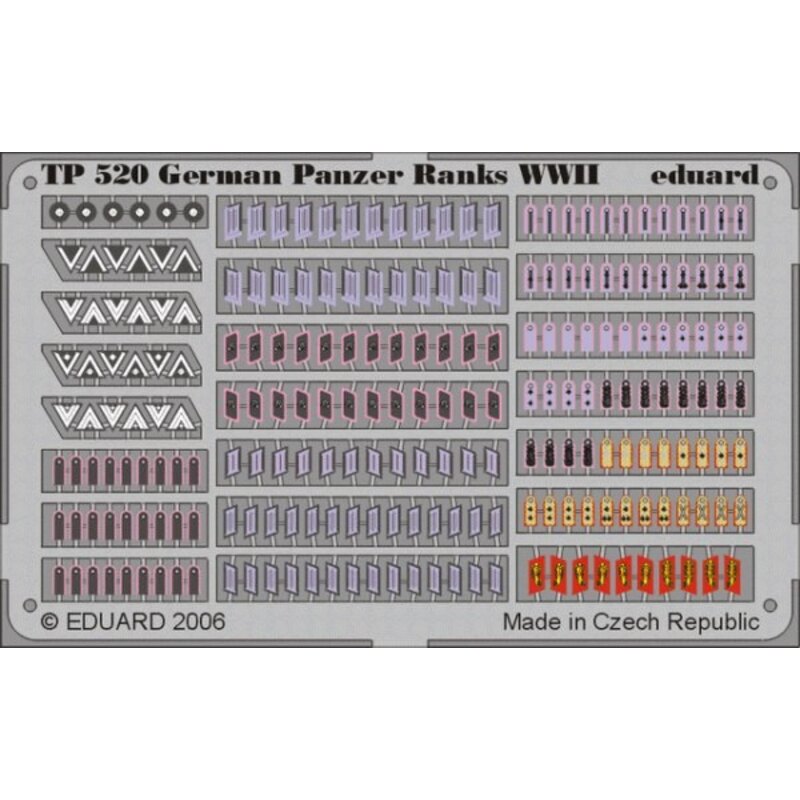 German Panzer Ranks WWII