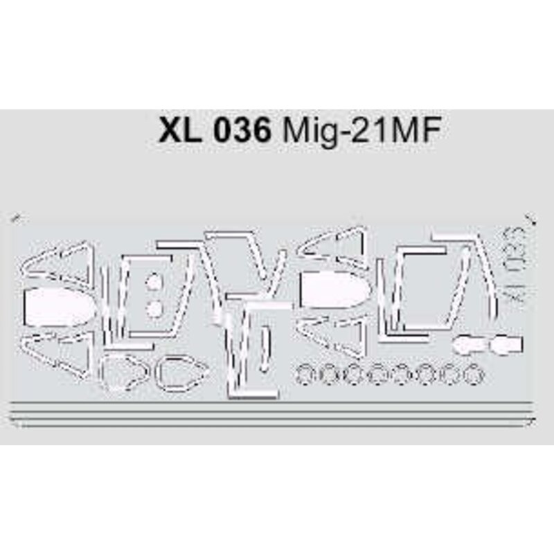 Mikoyan MiG-21MF (designed to be assembled with model kits from Trumpeter)