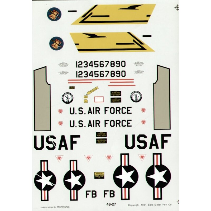 McDonnell F-101B 445 FIS Wurtsmith Air Force Base Michigan