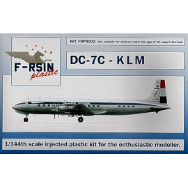 Douglas DC-7. Decals KLM Airplane model kit