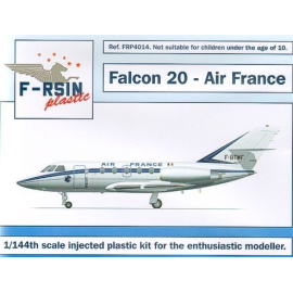 Dassault Falcon 20. Decals Air France Airplane model kit