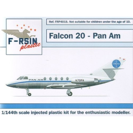 Dassault Falcon 20. Decals Pan Am Airplane model kit