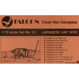 Japanese Army Air Force WWII. Nakajima Ki-27 (designed to be assembled with model kits from Hasegawa) Tachikawa Ki-36/Ki-55 (des