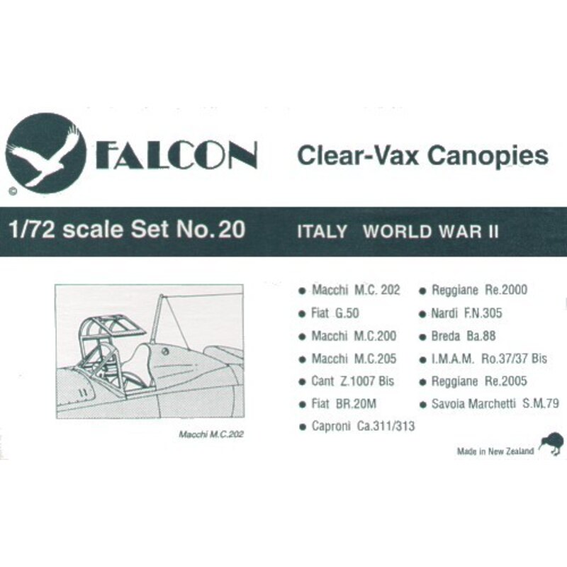 Italian Fighters II. Macchi C.202 (designed to be assembled with model kits from Hasegawa) Fiat G.50 (designed to be assembled w