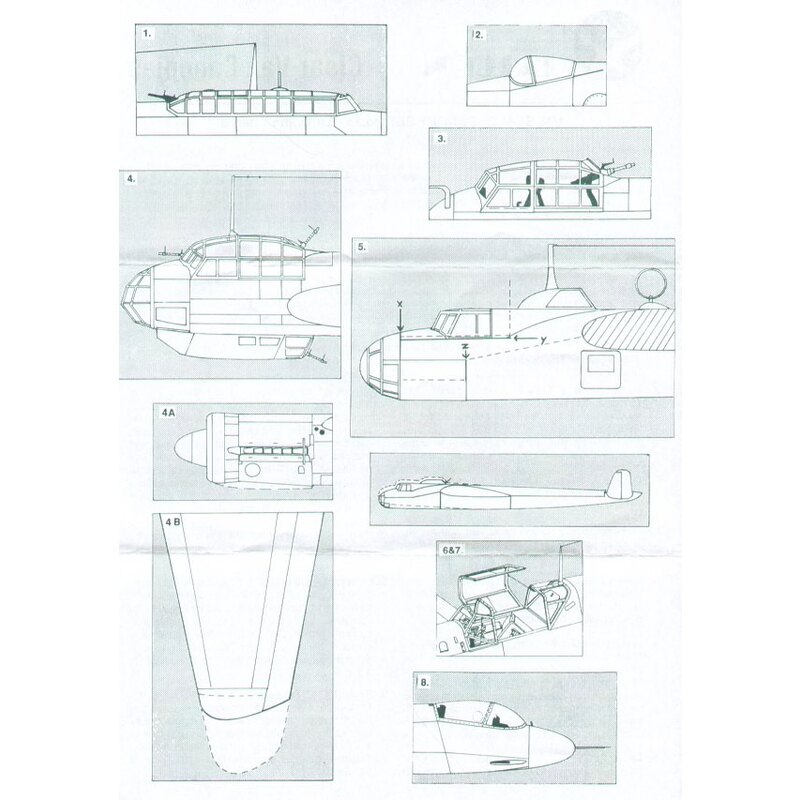 Luftwaffe part 3. Messerschmitt Bf 110G-2/Messerschmitt Bf 110G-4 (designed to be assembled with model kits from Monogram and Re