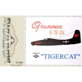Grumman F7F-3N Tigercat Airplane model kit