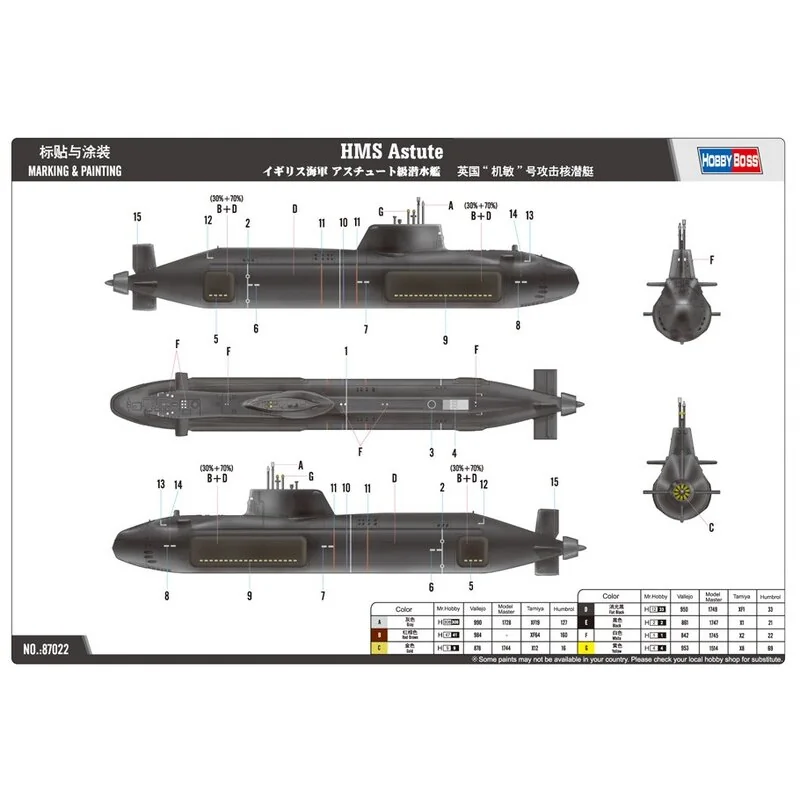 HMS Astute Submarine