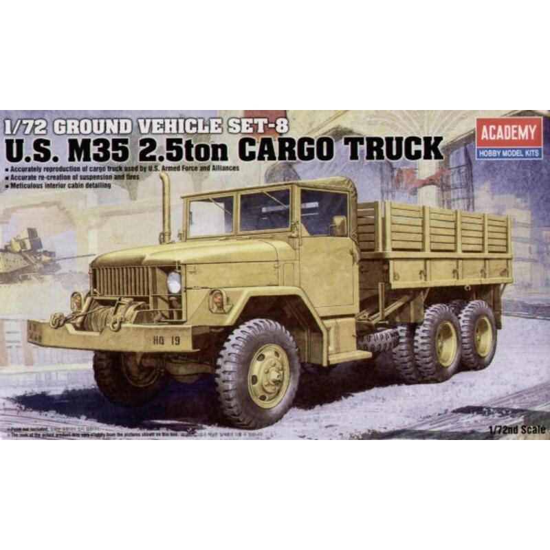 US M35 2.5ton Cargo Truck Military model kit