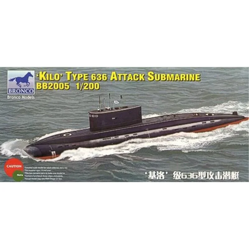 Russian Kilo Class Type 636 Attack Submarine