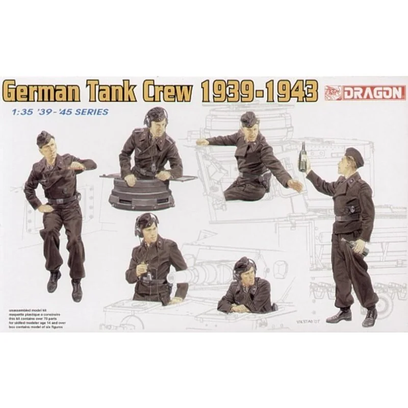 German Tank Crew 1939-1943 x 6 figures