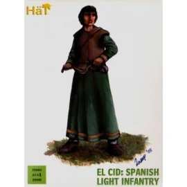 El Cid Spanish Light Infantry x 36 hard plastic figures