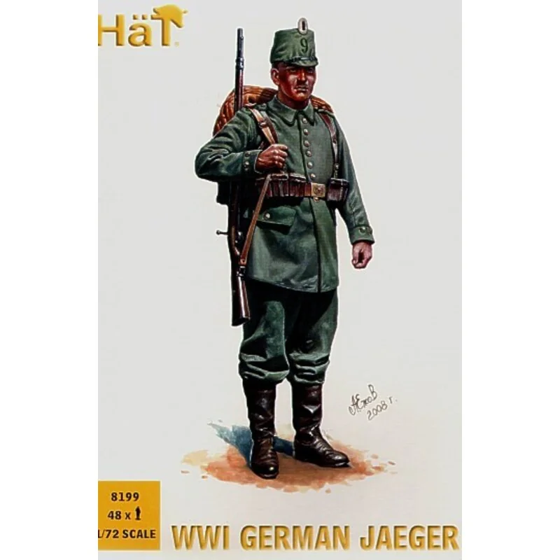 WWI German Jaegers x 48 figures per box