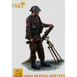 HAT8227 WWII British Mortar Team