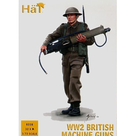 HAT8228 WWII British Machine Gun Team
