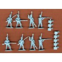 French Chasseurs in action poses. 32 figures per box