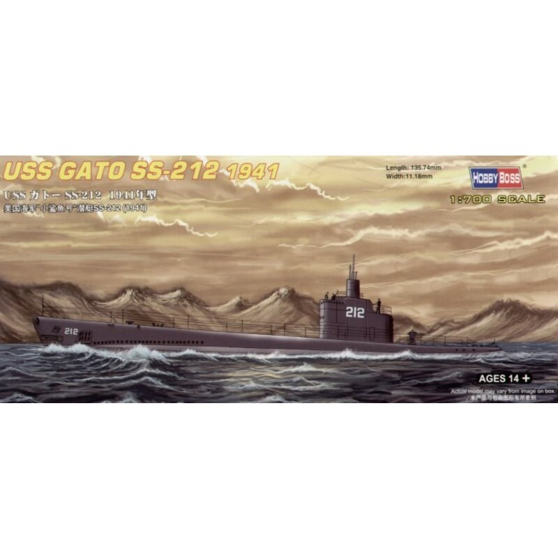 USS SS-212 Gato 1941 Submarine (submarines)