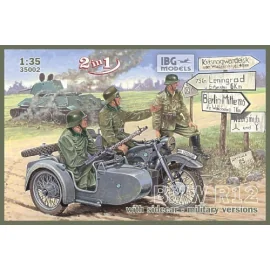 BMW R12 with sidecar - military versions (2 in 1)