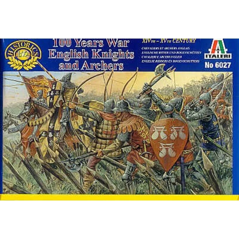 Italeri figures 100 Years War English Knights and'Archers...