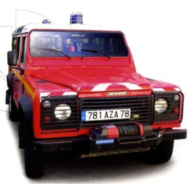 LAND ROVER DEFENDER 110 FIREMAN Die cast