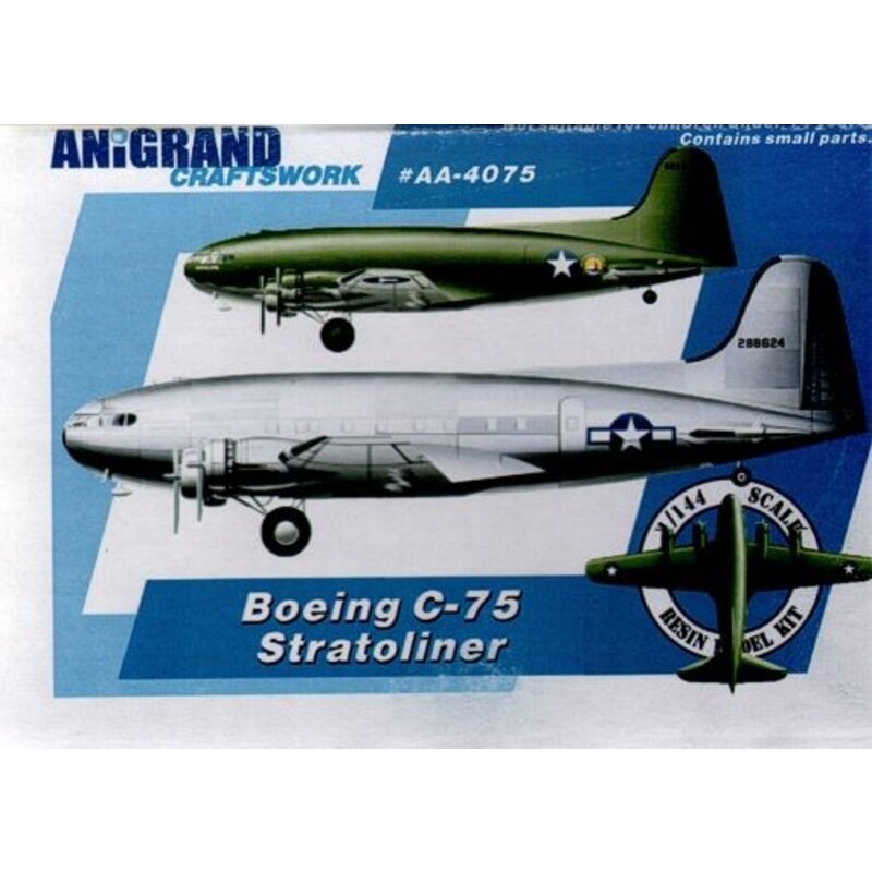 Boeing C-75 Stratoliner. Includes bonus kits of the Northrop A-17 Nomad / Kellett YO-60 / Ryan XF2R-1 Darkshark. In 1937, Boeing