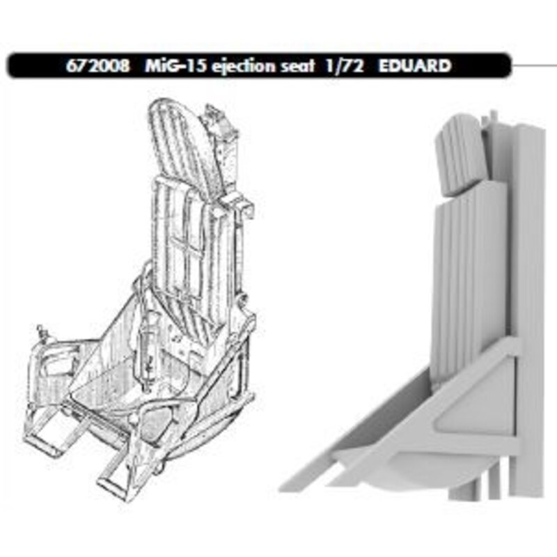 Mikoyen MiG-15 ejection seat (designed to be used with Eduard kits) 