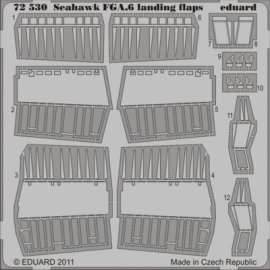 Hawker Sea Hawk FGA.6 landing flaps (designed to be used with Hobby Boss kits) 