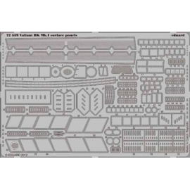 Vickers Valiant BK Mk.I surface panels (self adhesive) (designed to be used with Airfix kits) 