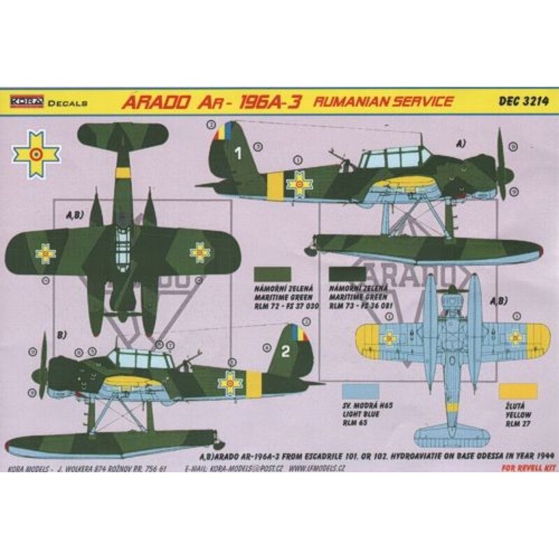 Arado Ar 196A-3 (Romanian Service) 