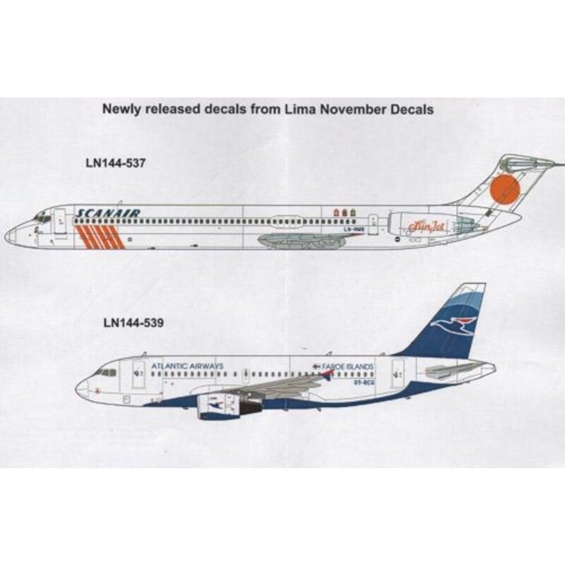 Boeing 737-300 COLOR AIR -G-COLB/C (designed to be used with Minicraft and Skyline kits) 