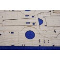 TIRPITZ WOODEN DECK (designed to be used with Revell kits) 