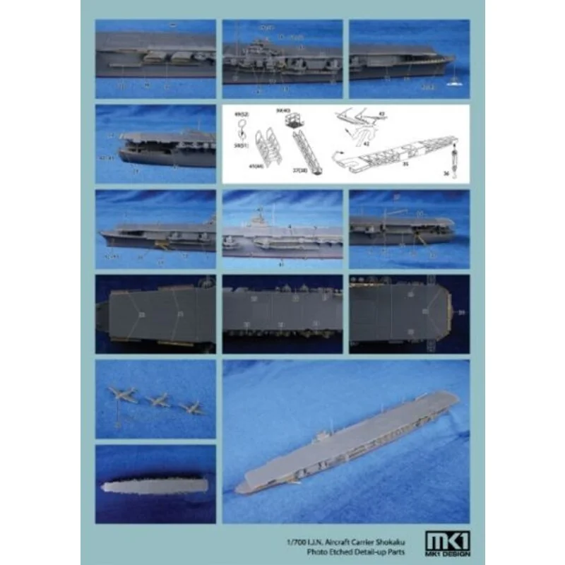 SHOKAKU WOODEN DECK (designed to be used with Tamiya kits) 