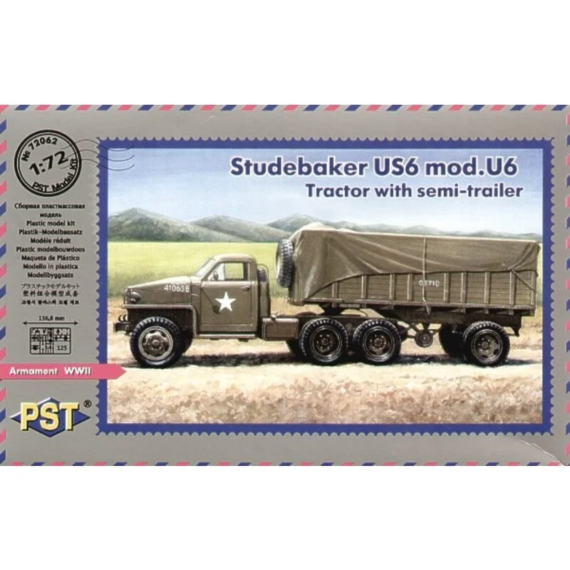 Studebaker US6 mod Tractor with semi-trailer 