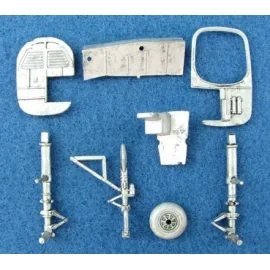 North-American B-25H/B-25J Mitchell Landing Gear (designed to be used with Hasegawa kits) 