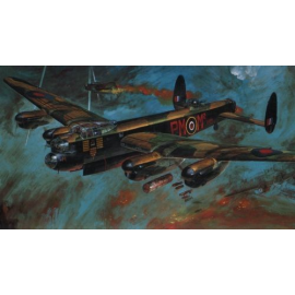 Avro Lancaster B.Mk.I/III. Contains pre-painted canopy. Model kit