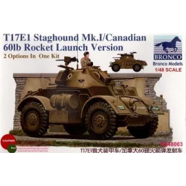 T17E1 Staghound Mk. I (Late Production) with 60lb rocket