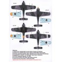 Focke Wulf Fw 190 Pt 2 (4) Fw 190A-3 Yellow 28 2/EJGr.West; Fw 190A-4 Yellow 4+I 9/JG2 Oblt Schnell; Black &lt;&lt; Maj Walter N