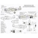 Republic P-47D Thunderbolt Razorbacks (2) 42-851 PE-W 328 FS/352 FG F.W.Miller `Red Raider; 42-286298 LM-A 62 FS/56 FG Lt A.Kna