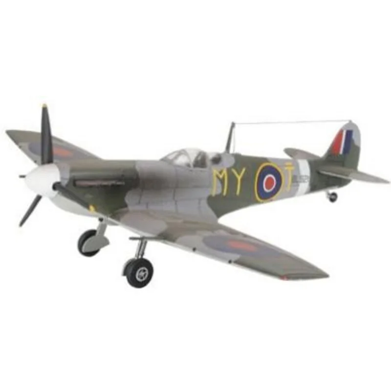 Spitfire Mk.V Model Set - box containing the model, paints, brush and glue Model kit