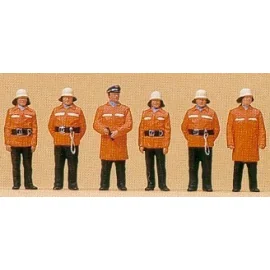 Firefighters standing